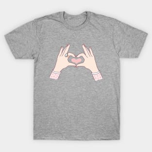 Hands Heart Shape T-Shirt